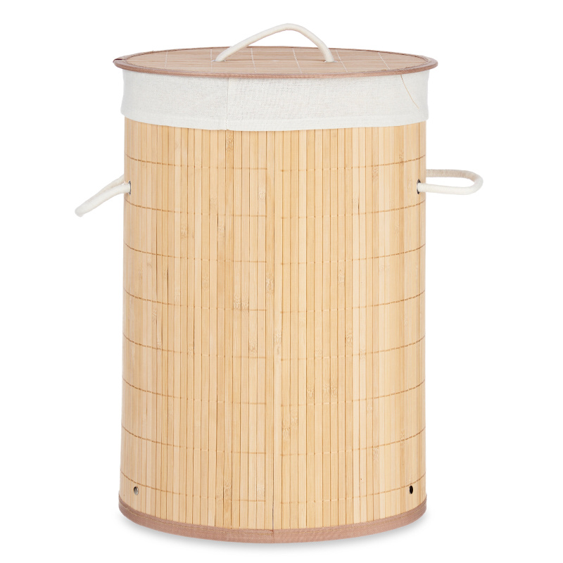 Kipit Bambusový koš na prádlo COMFY PLACE, 48 l béžová