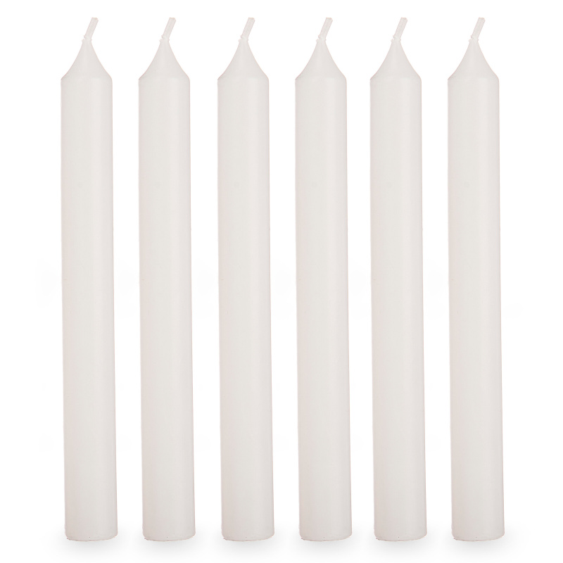 ACORDE Kónické svíčky CELESTIA, 15 cm, bílé bílá