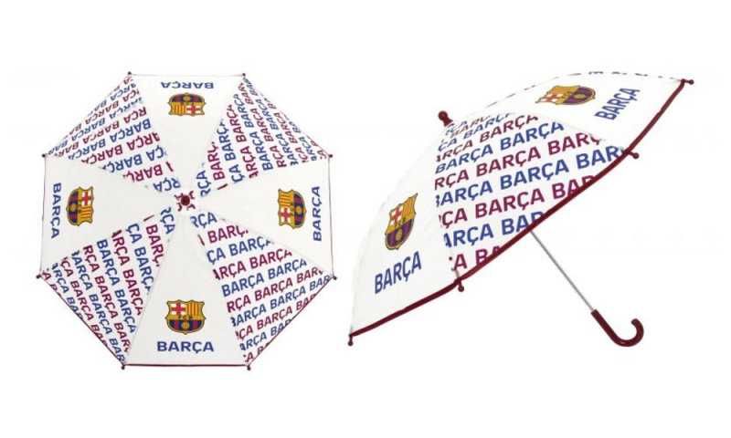 Průhledný deštník FC Barcelona