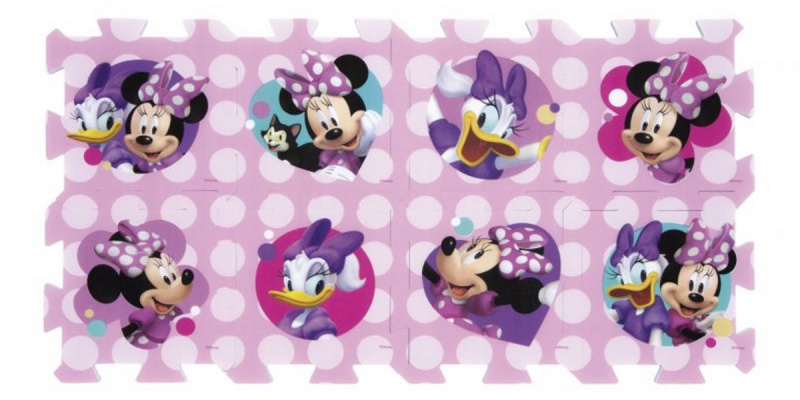 Pěnové puzzle Minnie Mouse 118,5 × 61,5 cm