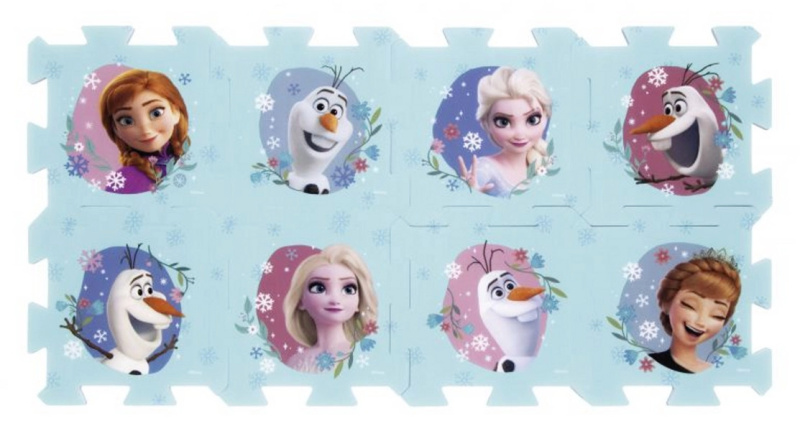 Pěnové puzzle na podlahu Frozen (Ledové království) 118,5 × 61,5 cm