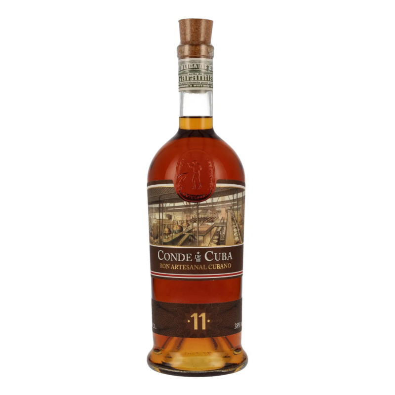 Conde de Cuba 11y 38% 0,7l (tuba)