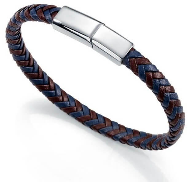 Viceroy Pánský kožený náramek Fashion 6373P09013