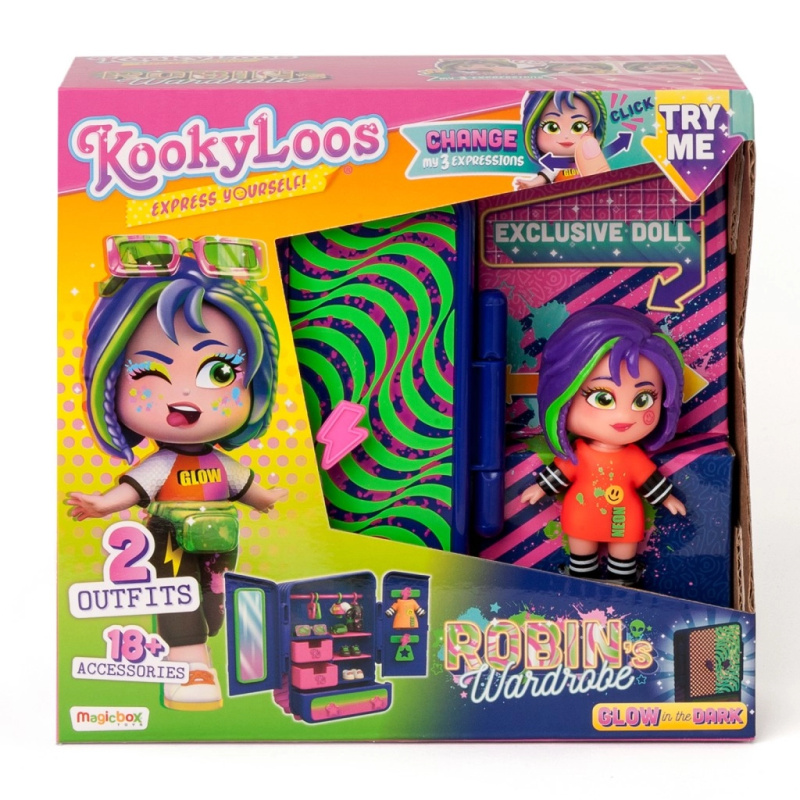 Magicbox KookyLoos Šatní skříň Robinova panenka