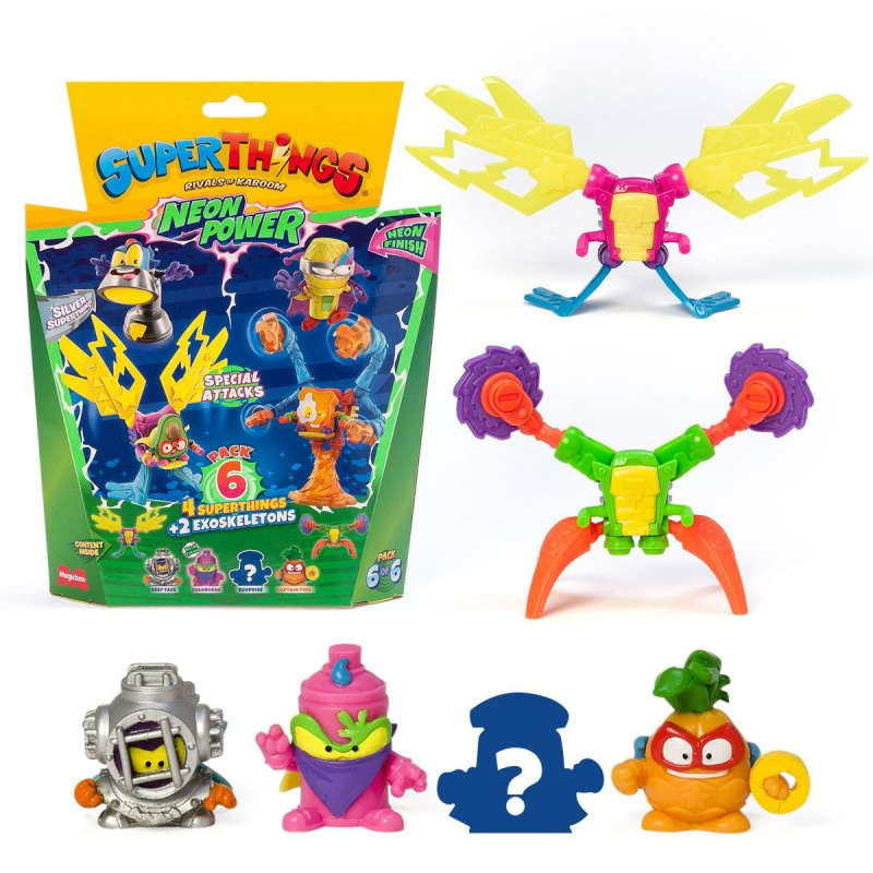 Alltoys SuperThings NeonPower - 6 ks Exoskeleton