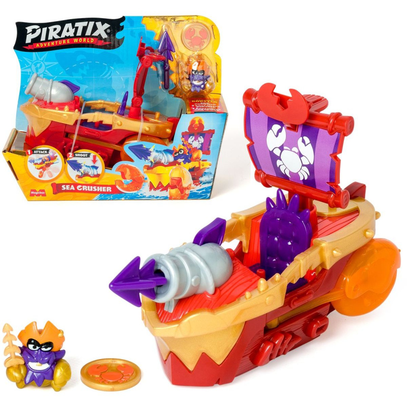 Pirátská loď Sea Crusher Piratix Adventure World