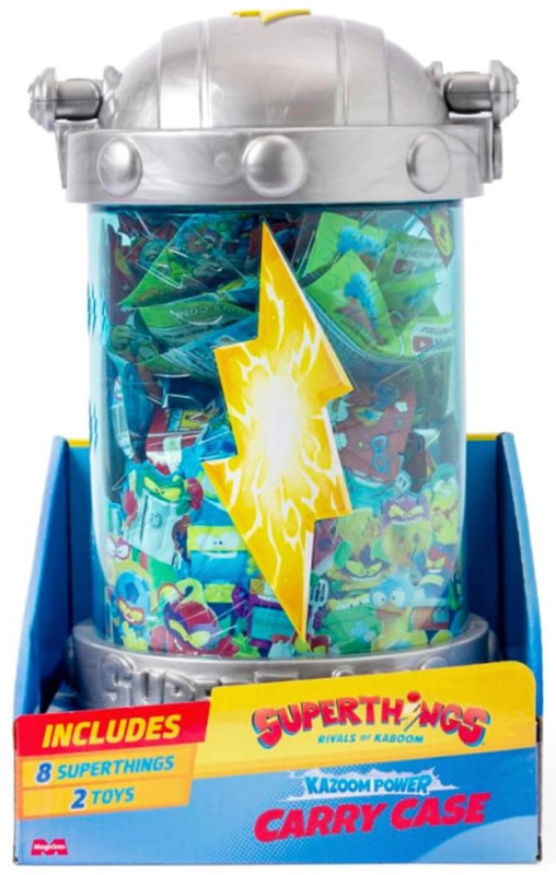 SuperThings Kazoom Power přenosné pouzdro na figurky + 8 překvapení