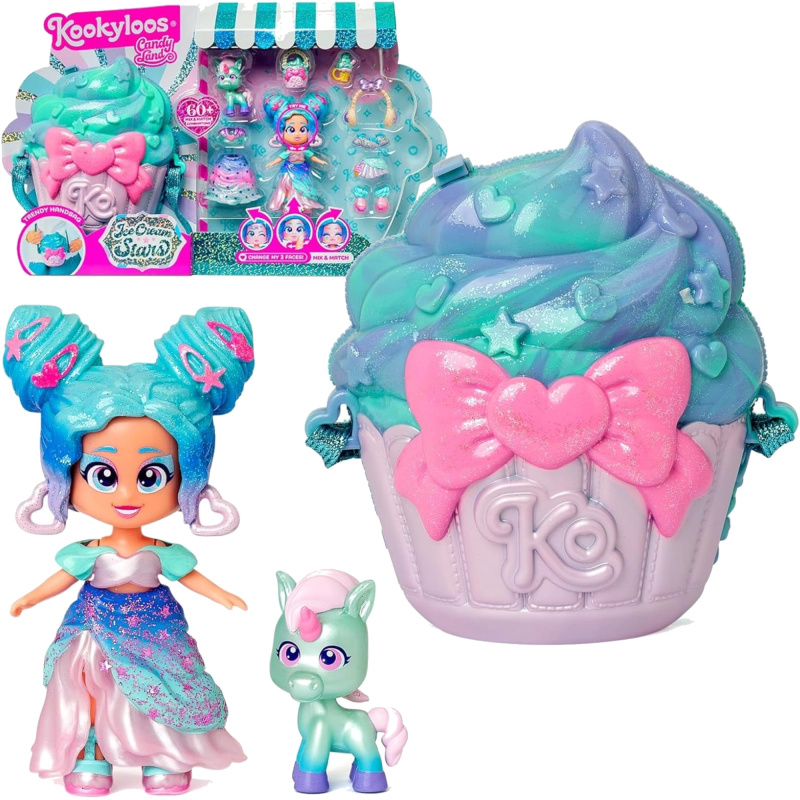 KookyLoos Candy Cream Stars sběratelská figurka s kabelkou a doplňky