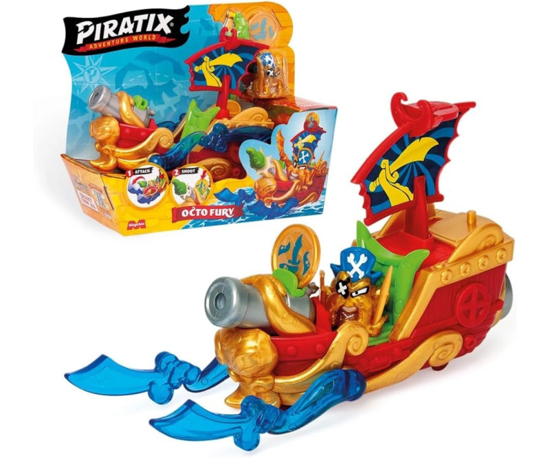 Magic Box Piratix pirátská loď Octo Fury