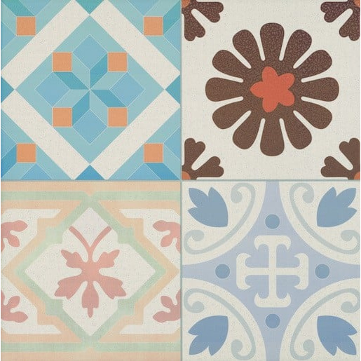 Dlažba Realonda Patchwork multicolor 44x44 cm mat PATCH44