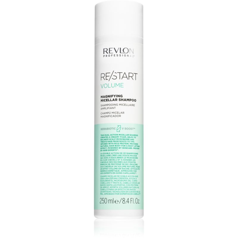 Revlon Professional Re/Start Volume objemový micelární šampon pro jemné a zplihlé vlasy 250 ml