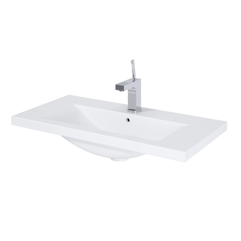 Roca Keramické umyvadlo Cheese, 80 cm