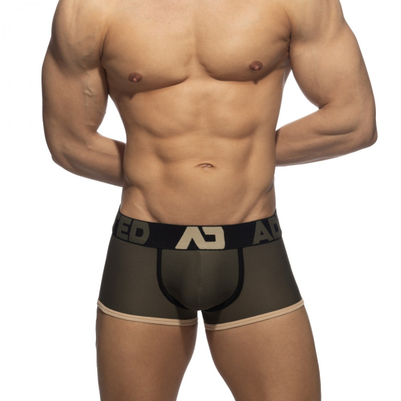 Pánské boxerky Addicted zelené (AD1359-12) L, trenky / trenýrky