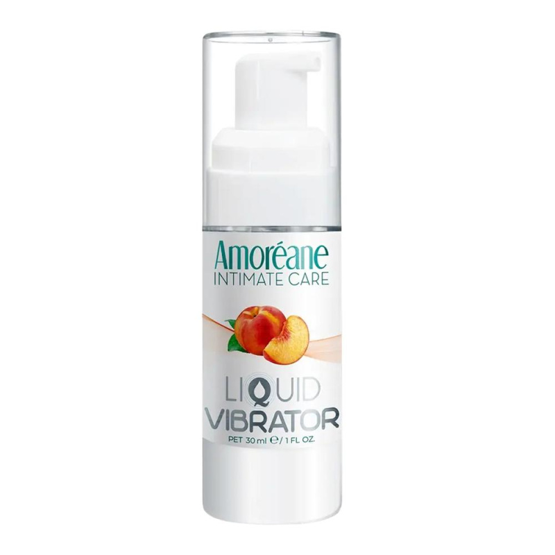 Amoréane tekutý vibrátor Peach 30 ml