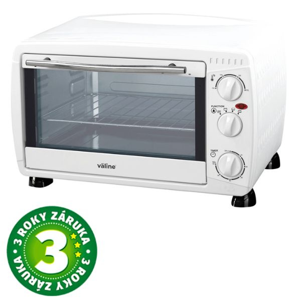 Elektrická retro trouba Väline Kuhati 23l, 1500W, bílošedá, volně stojící, 3 roky záruka