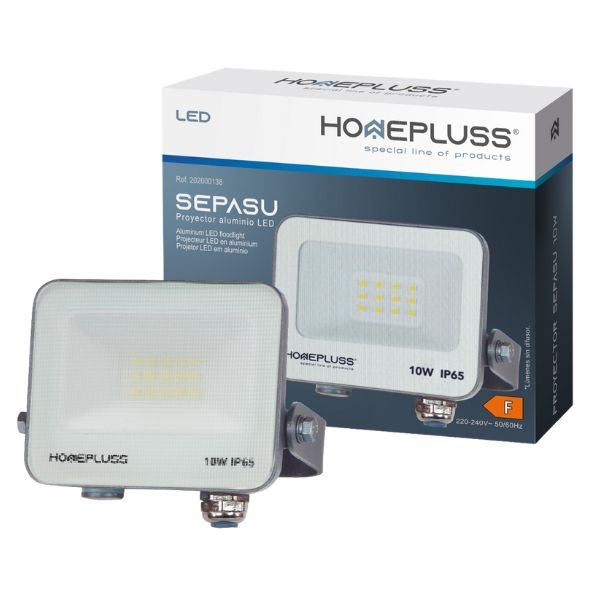 Ultratenký LED reflektor šedý 10W 750lm, studená barva světla