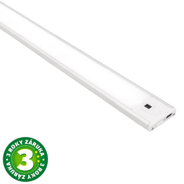 Nabíjecí stmívatelné magnetické LED světlo do skříně s čidlem pohybu 40 cm, 1,5W 180lm CCT