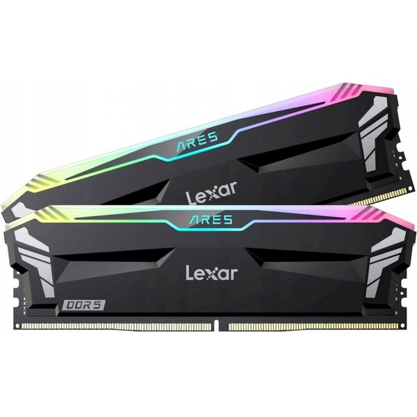 Lexar ARES RGB 32GB (2x16GB) DDR5 6000MHz CL30 černá EXPO (LD5BU016G-R6000GDLA) Černá