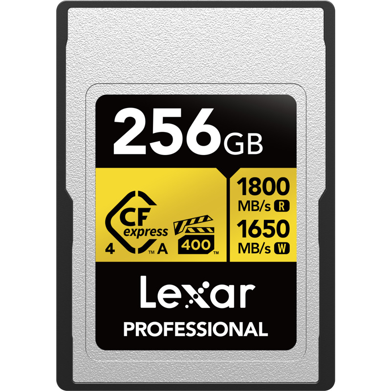LEXAR CFexpress 4.0 Pro Gold, VPG400/IP68, R1800/W1650/SW1000 (Type A) 512GB