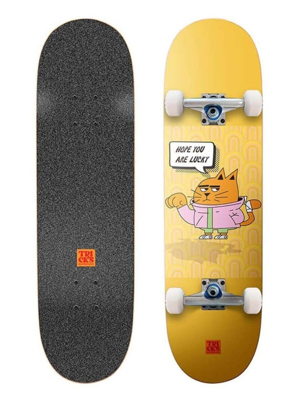 Tricks skateboard Lucky Cat 8,25" | Mnohobarevná | Velikost skate 8,25"