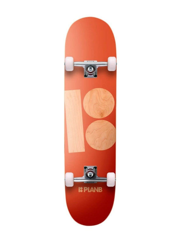 Plan b skateboard Team Stain 8,0" | Hnědá | Velikost skate 8,0"