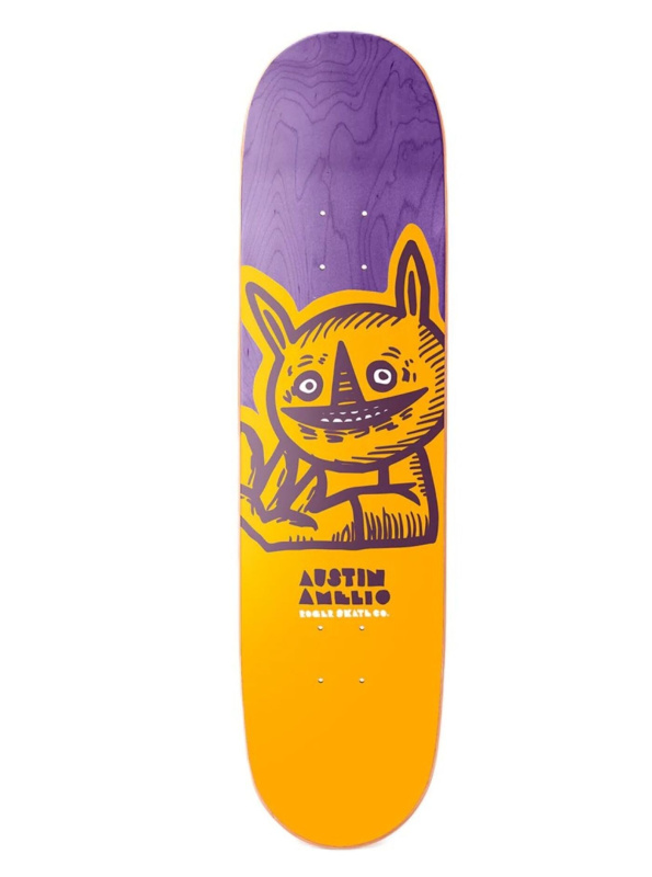 Roger skateboardová deska Beckoner Austin Amelio 8,25" | Oranžová | Velikost skate 8,25"