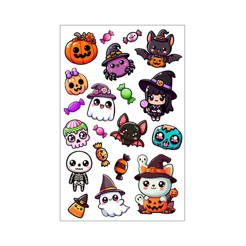 Tetování Halloween příšerky 20 ks Albi