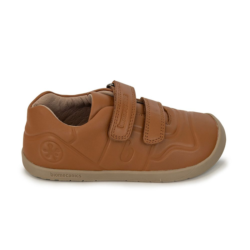 Dětské barefoot celoroční boty, Biomecanisc, 241160-B087, hnědá - 23