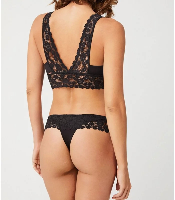 Dámská tanga 10420 - Ysabel Mora M černá