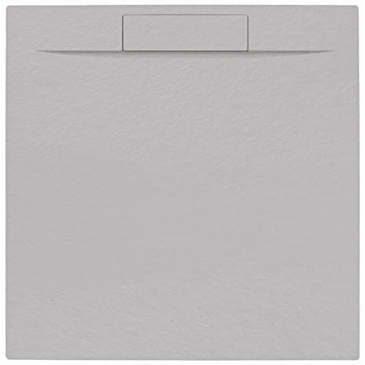 Sprchová vanička čtvercová SAT Fusion 90x90 cm litý mramor Gris Perla SATFU9090GRP