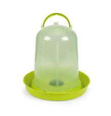 Klobouková napáječka pro drůbež, zelená 8l