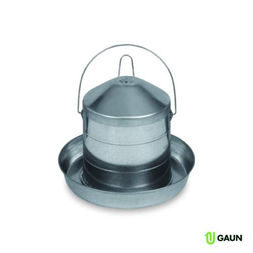 Napáječka z pozinkovaného plechu pro drůbež – 8 l