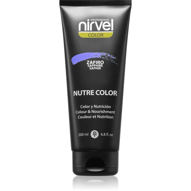 Nirvel Nutre Color vyživující tónovací maska na vlasy odstín Zafiro 200 ml