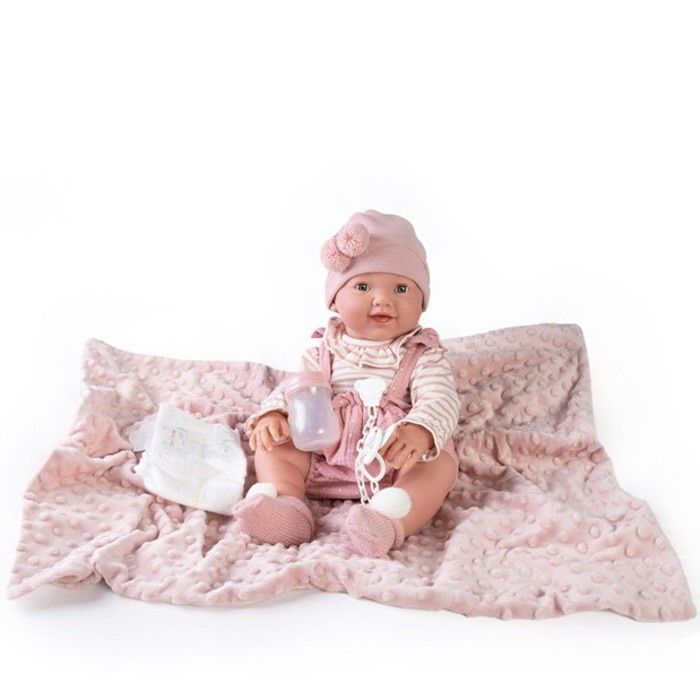 Antonio Juan 50160 Mia Mrkací a čůrající realistické miminko s celovinylovým tělem - 42 cm