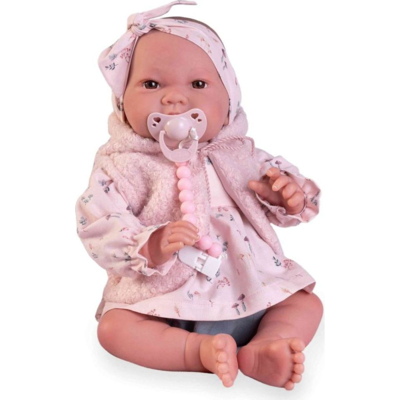 Antonio Juan 80322 SWEET REBORN NICA - realistická panenka miminko s měkkým látkovým tělem - 42 cm