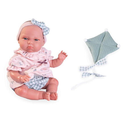 Antonio Juan 82307 Můj malý REBORN TUFI - realistická panenka miminko s měkkým látkovým tělem - 33 cm