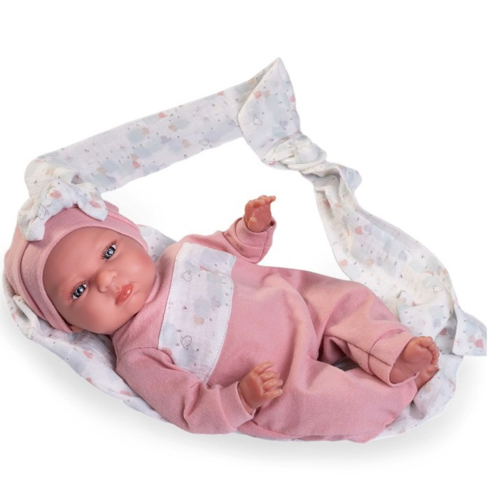 Antonio Juan 82309 Můj malý REBORN TUFI - realistická panenka miminko s měkkým látkovým tělem - 33 cm