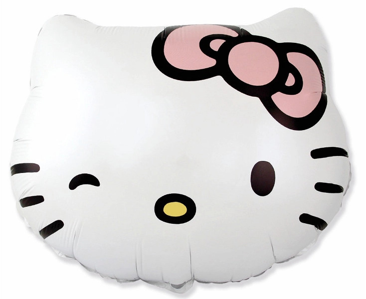 Fóliový balónek HELLO KITTY hlava 24"
