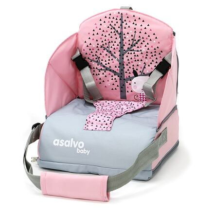 ASALVO Booster na jídelní židli ANYWHERE, nordic pink