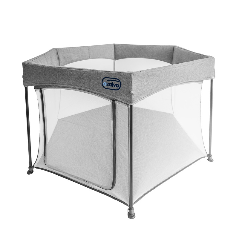 Asalvo Luxembourg maxi dětská ohrádka 150 x 150 grey