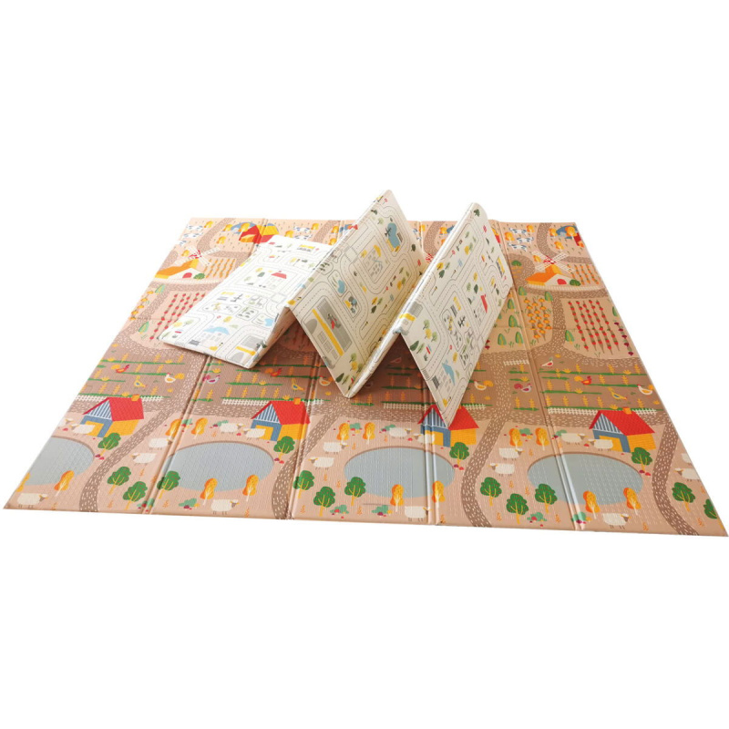 Asalvo Hrací podložka PLAY MAT XXL 200*180cm FARM-CITY