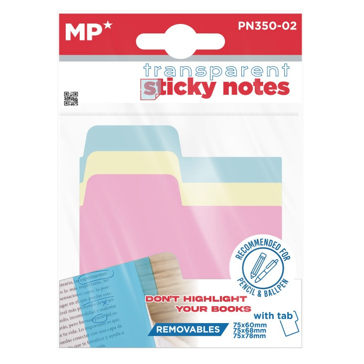 Sticky notes samolepicí štítky barevné (3x20ks)