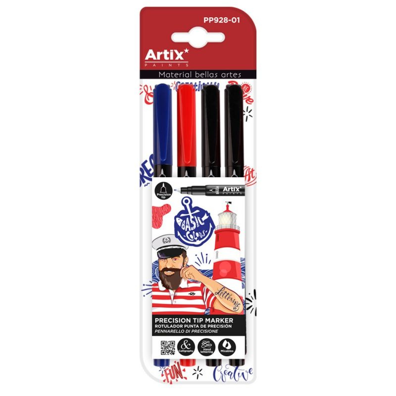 Artix lettering sada (4ks) základní mix