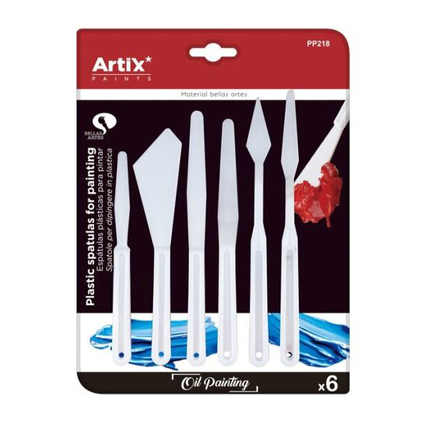 Plastové špachtle sada (6ks)