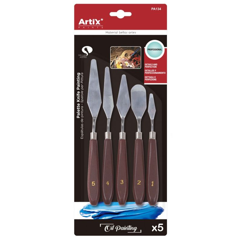 Sada uměleckých špachtlí - Artix paints (5ks)