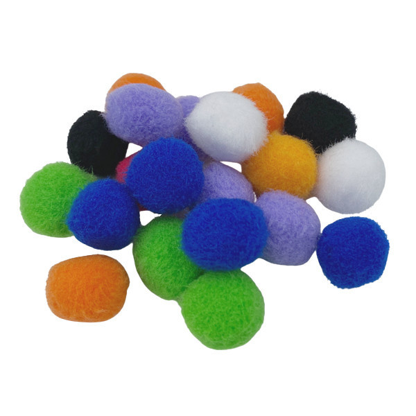 Bambulky 20mm (20ks) barevný mix