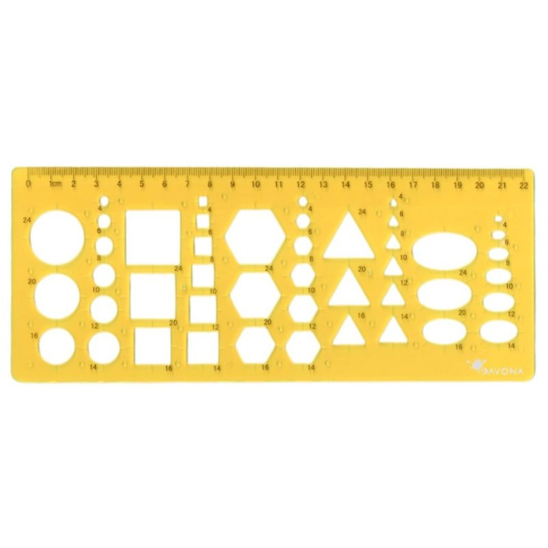 Šablona geometrické tvary - mix