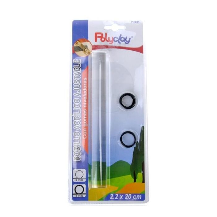 Akrylový váleček na polymerové hmoty (1ks)