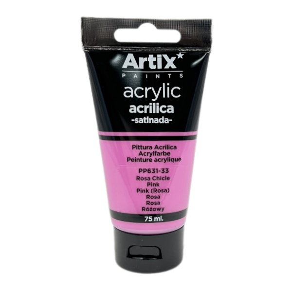 Akrylová barva Artix Paints růžová 75ml