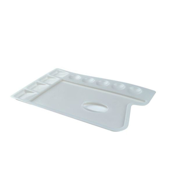 Paleta plastová 24x16cm obdelníková bílá